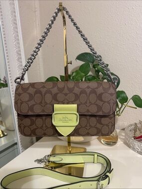 Coach Morgan Signature Canvas Shoulder Bag